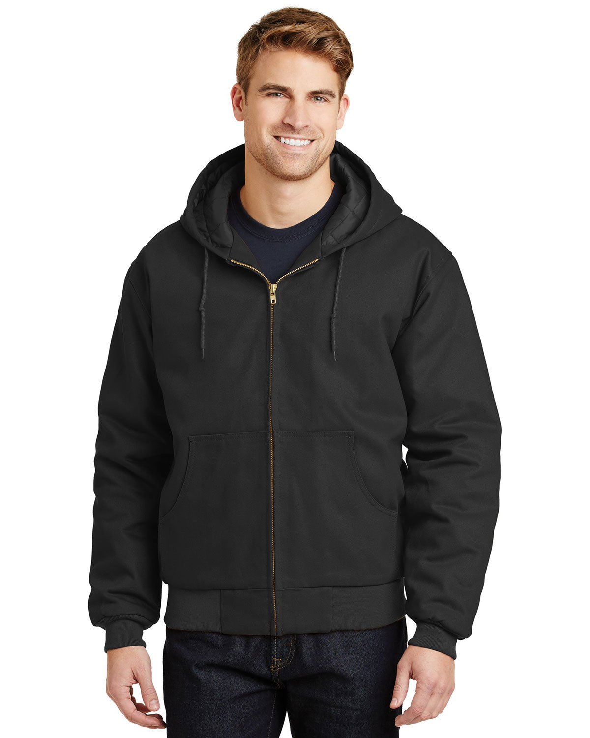 CornerStone J763H Duck Cloth Hooded Work Jacket