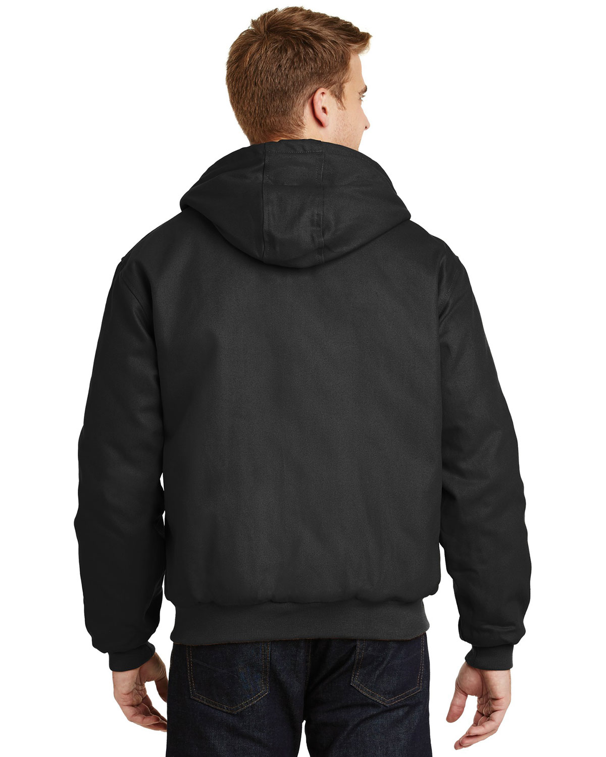 CornerStone J763H Duck Cloth Hooded Work Jacket view 2