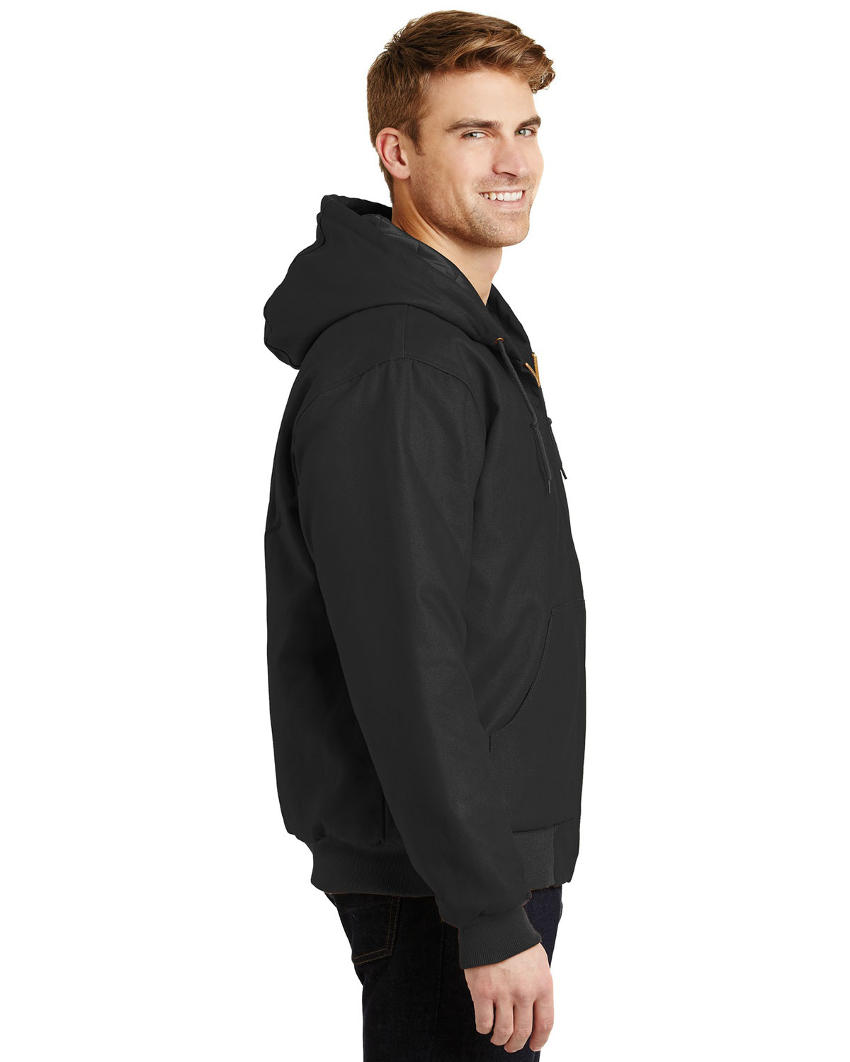 CornerStone J763H Duck Cloth Hooded Work Jacket view 3