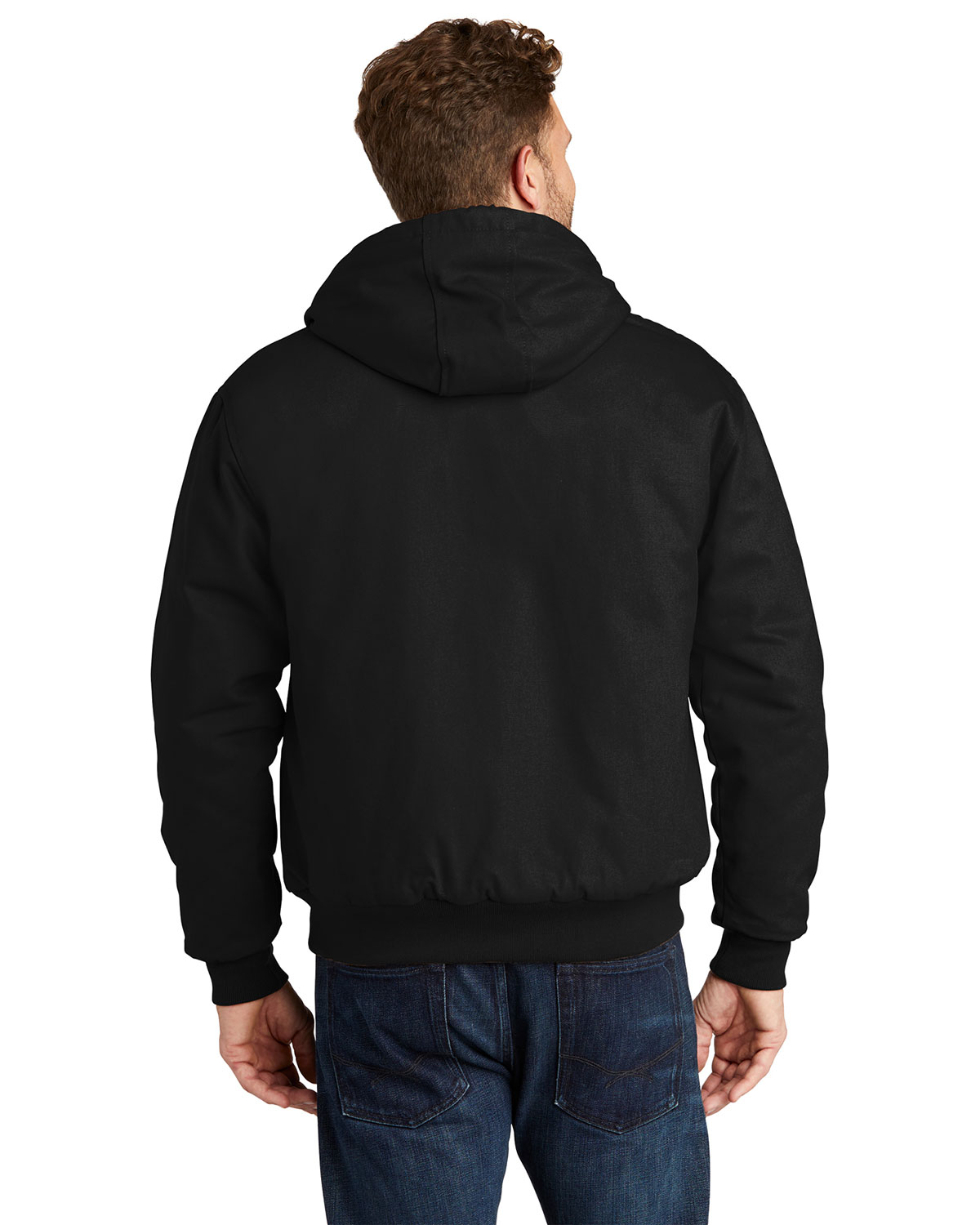 CornerStone TLJ763H Tall Duck Cloth Hooded Work Jacket view 2