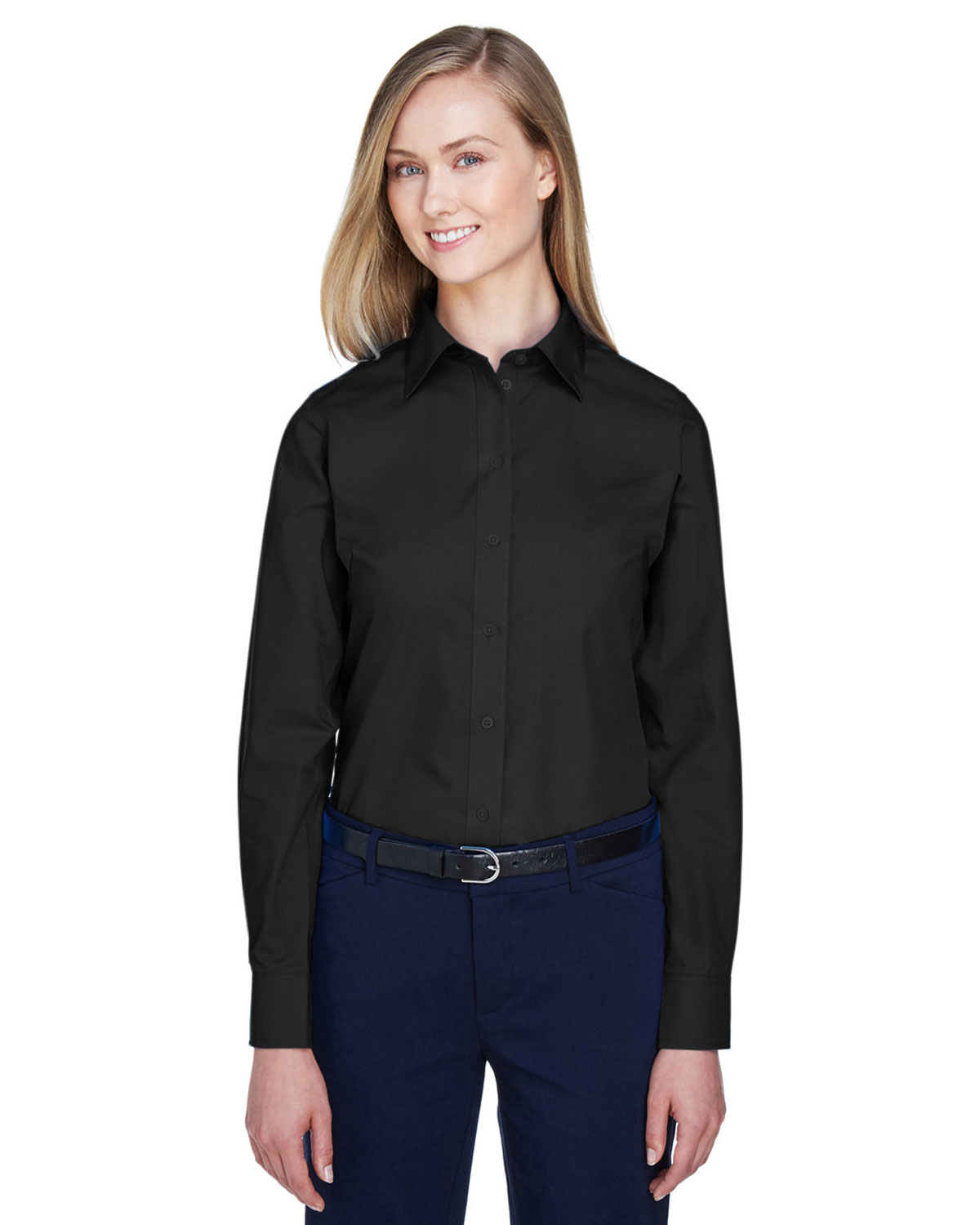 Devon & Jones D620W Women's Crown Collection� Broadcloth Woven Dress Shirt