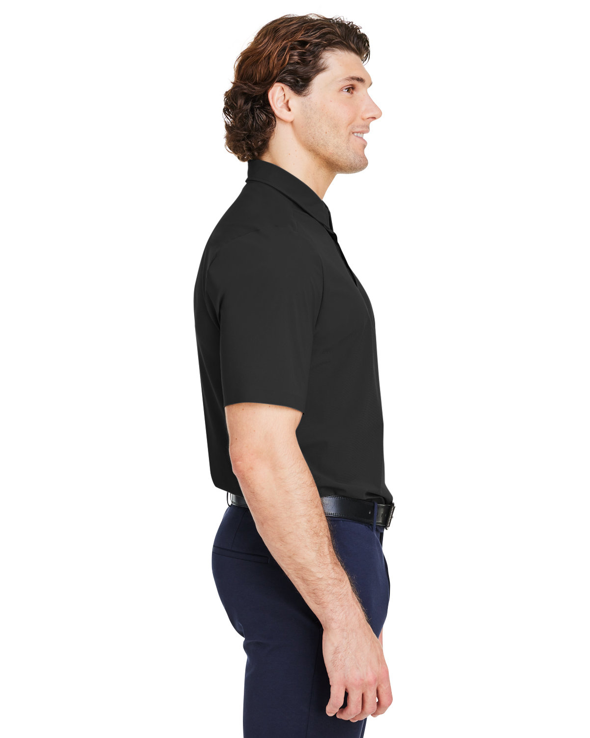Devon & Jones DG110 Men's CrownLux Performance� Windsor Welded Polo view 3