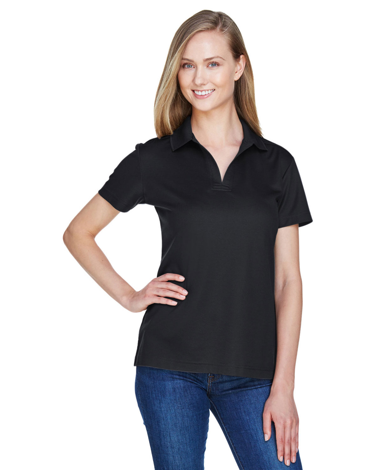 Devon & Jones DG20W Women's CrownLux Performance��Plaited Polo