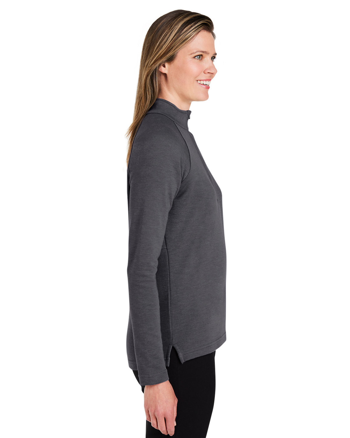 Devon & Jones DG481WZ Women's New Classics� Charleston Quarter-Zip Pullover view 3