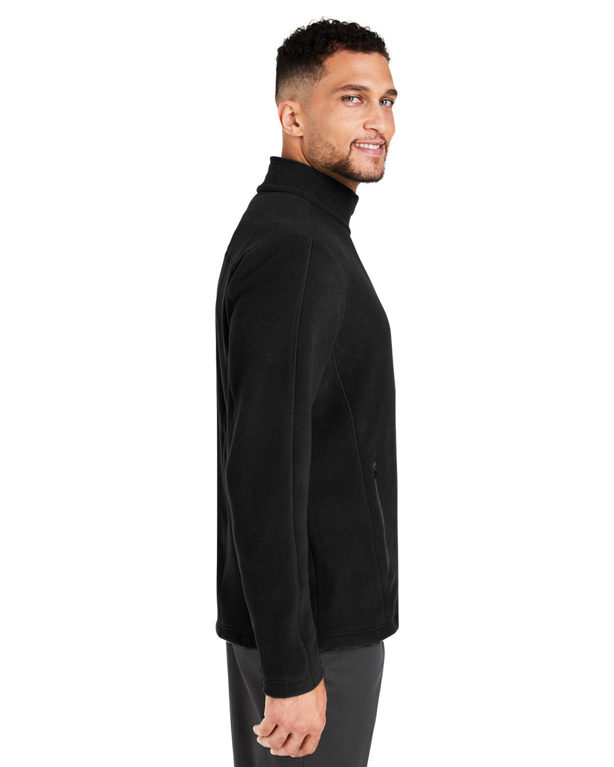 Devon & Jones DG730 Men's CrownLux Performance� Fleece Full-Zip Jacket view 3