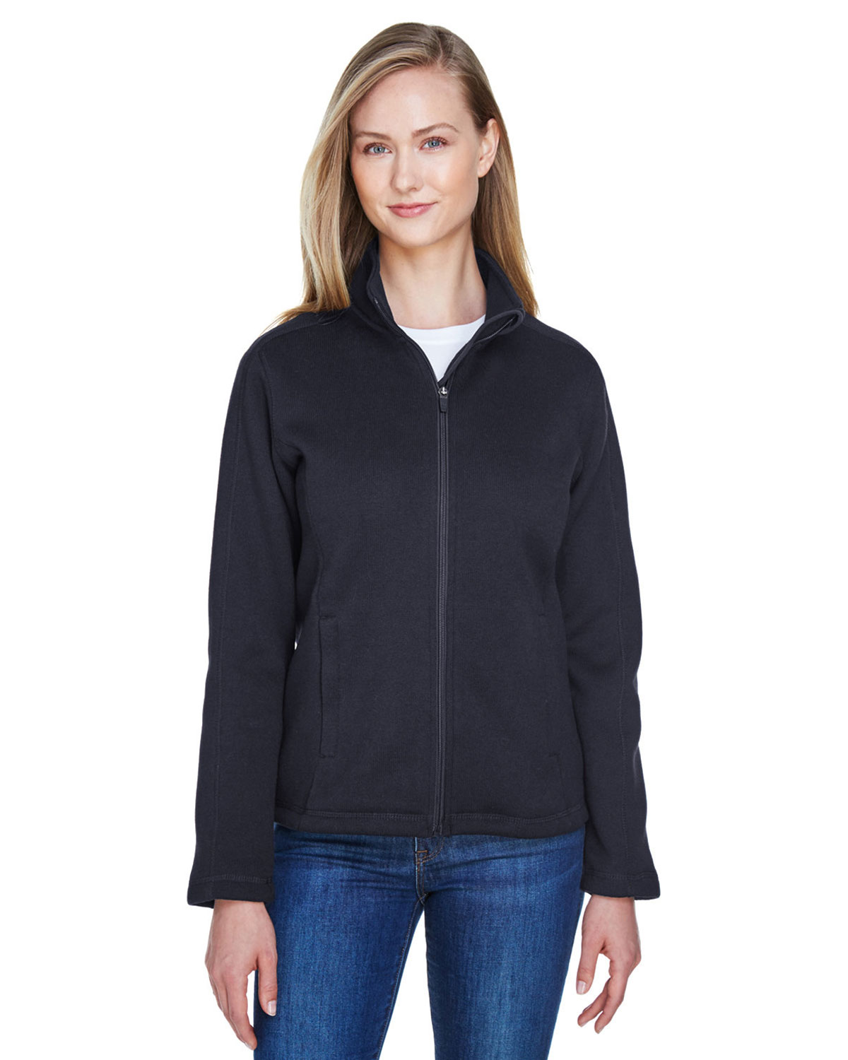 Devon & Jones DG793W Women's Bristol Full-Zip Sweater Fleece Jacket