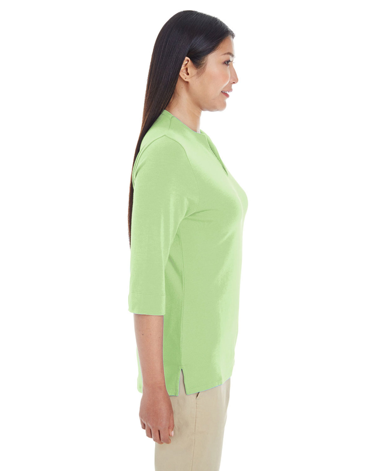 Devon & Jones DP188W Women's Perfect Fit� Tailored Open Neckline Top view 3