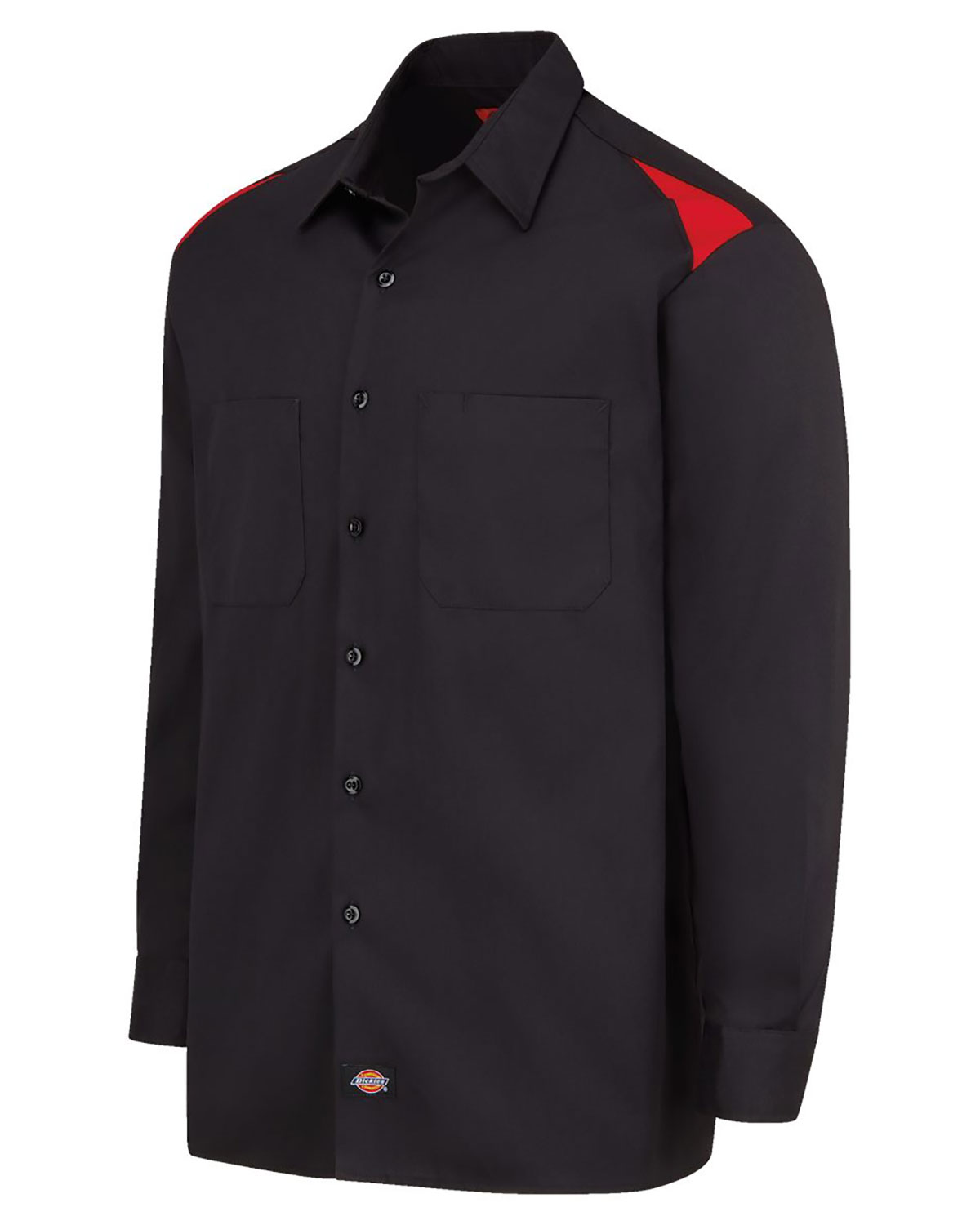 Dickies 6605 Men's Long Sleeve Performance Team Shirt view 3