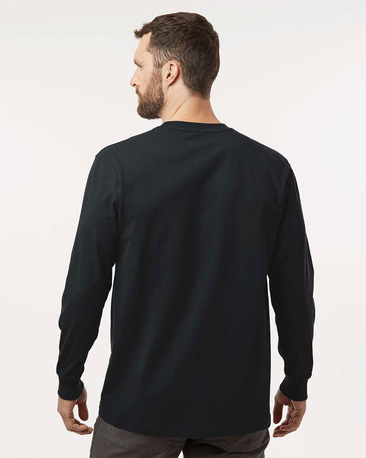 Dickies WL50 Men's Traditional Heavyweight Long Sleeve T-Shirt view 2