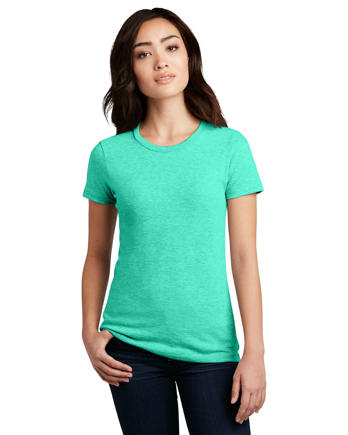 District DM108L Women's Perfect Blend CVC Tee