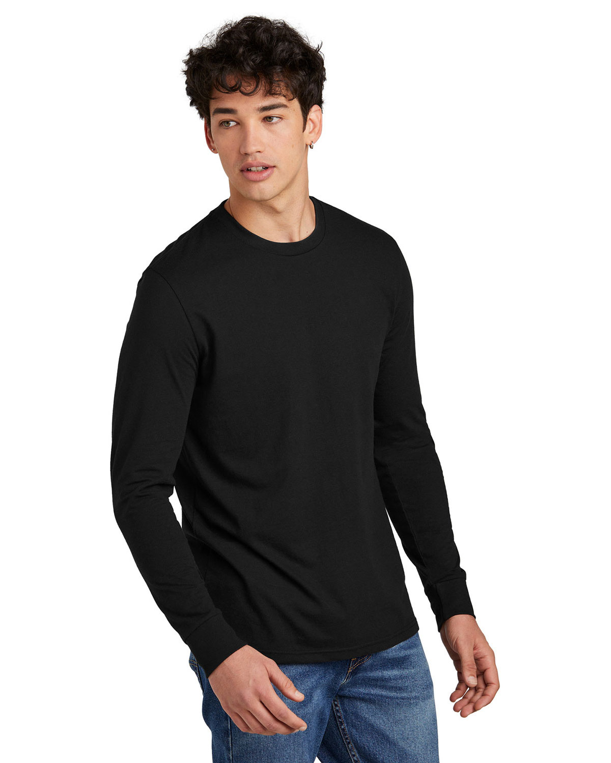District DT109 Perfect Blend CVC Long Sleeve Tee