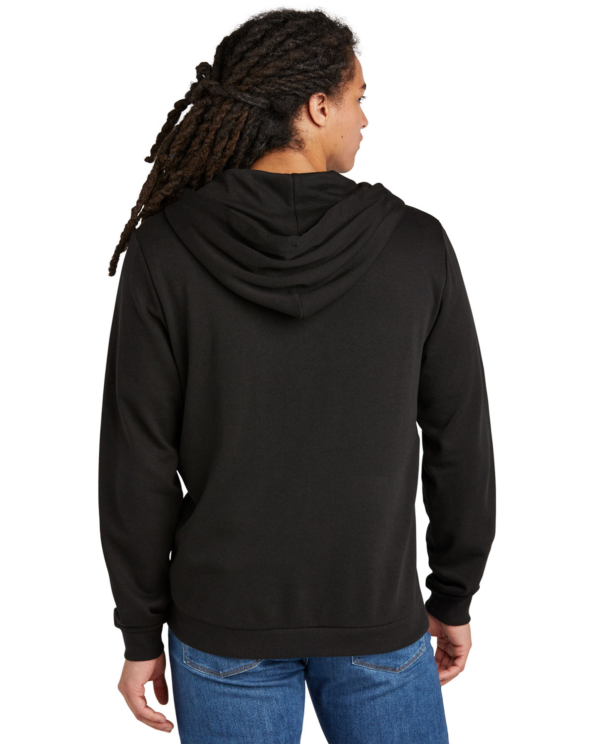 District DT1302 Perfect Tri Fleece Full-Zip Hoodie view 2