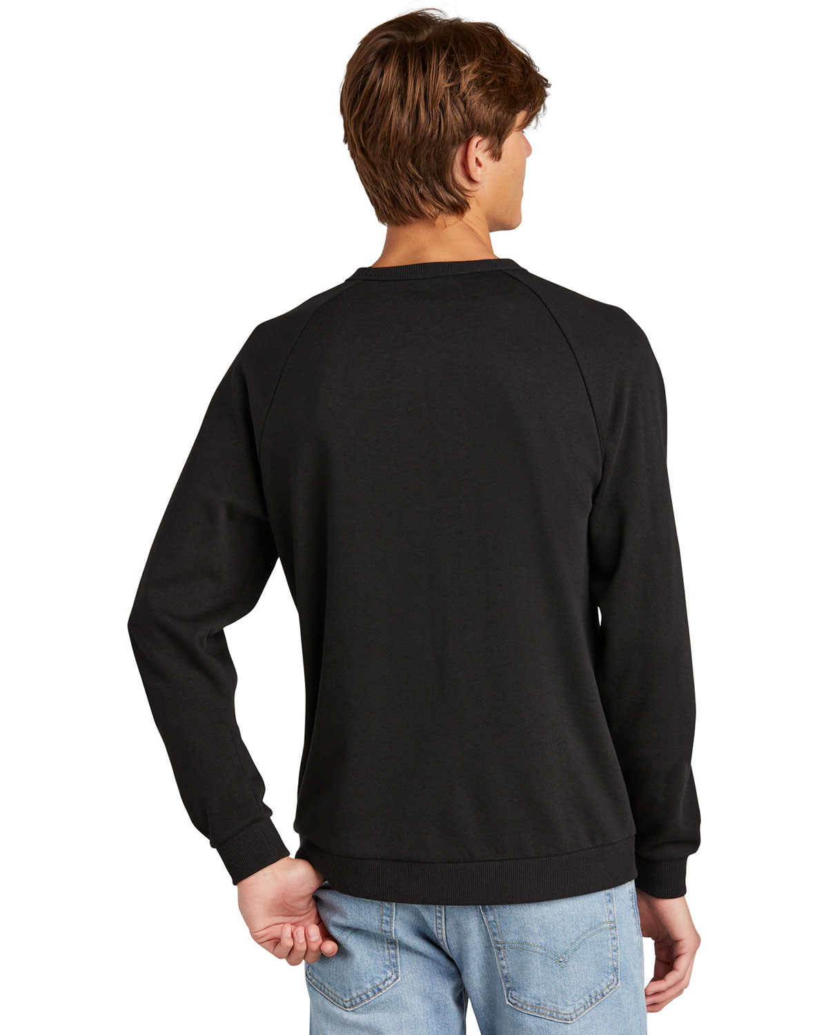 District DT1304 Perfect Tri Fleece Crewneck Sweatshirt view 2
