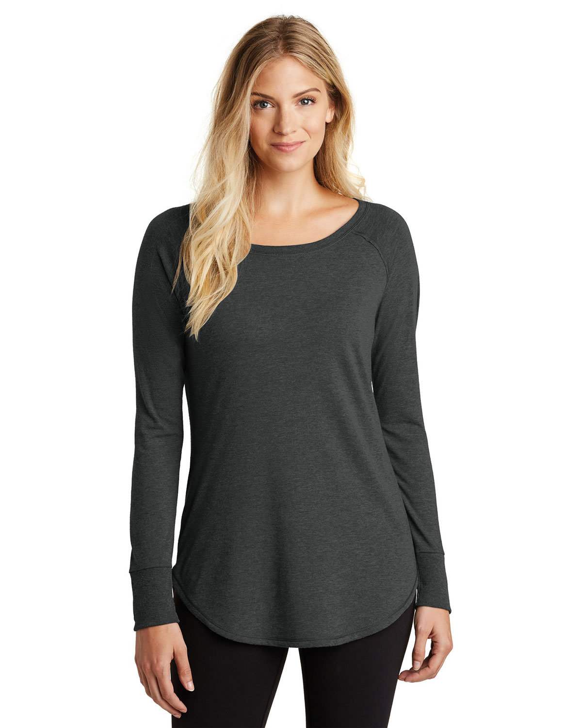 District DT132L Women's Perfect Tri Long Sleeve Tunic Tee