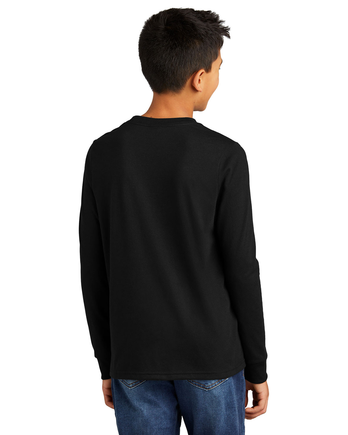 District DT132Y Youth Perfect Tri Long Sleeve Tee view 2