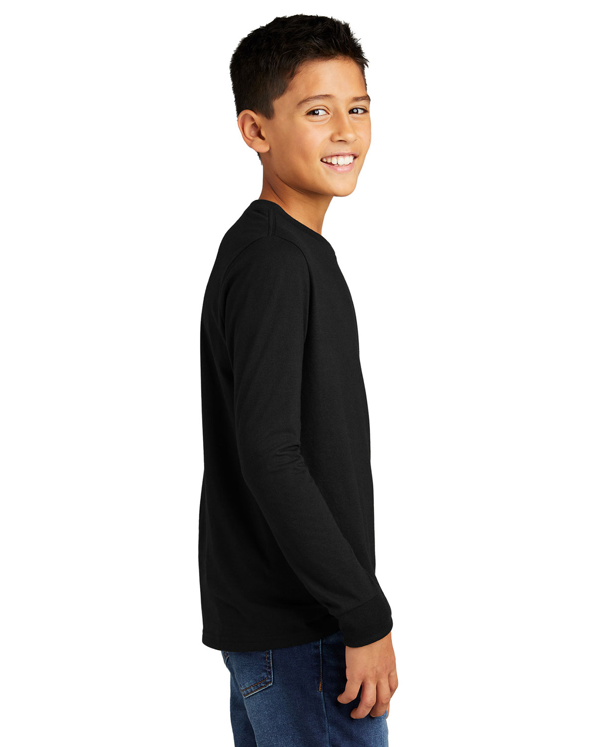 District DT132Y Youth Perfect Tri Long Sleeve Tee view 3