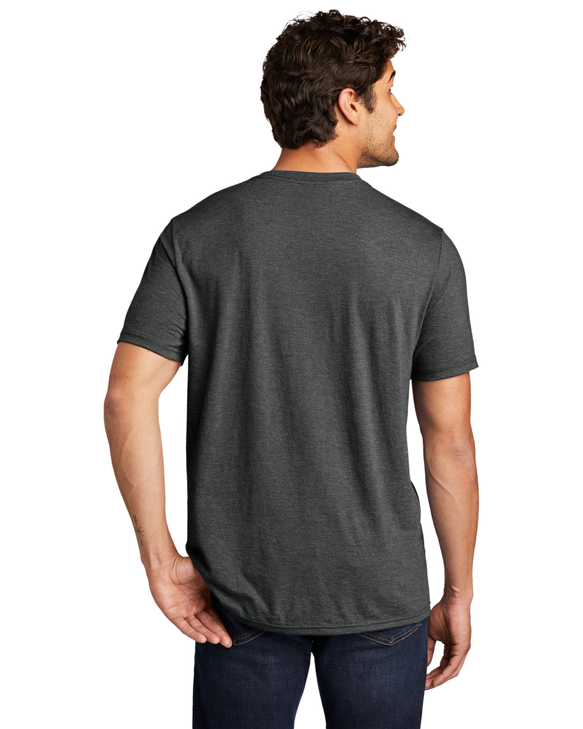 District DT1350 Perfect Tri V-Neck Tee view 2