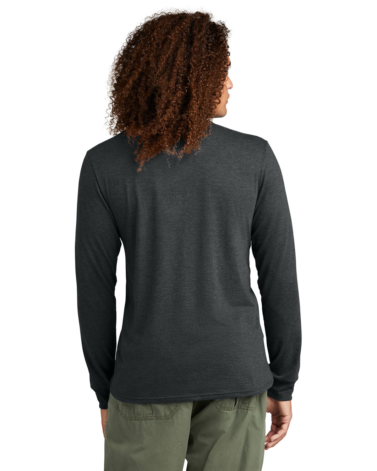 District DT145 Perfect Tri Long Sleeve Henley view 2