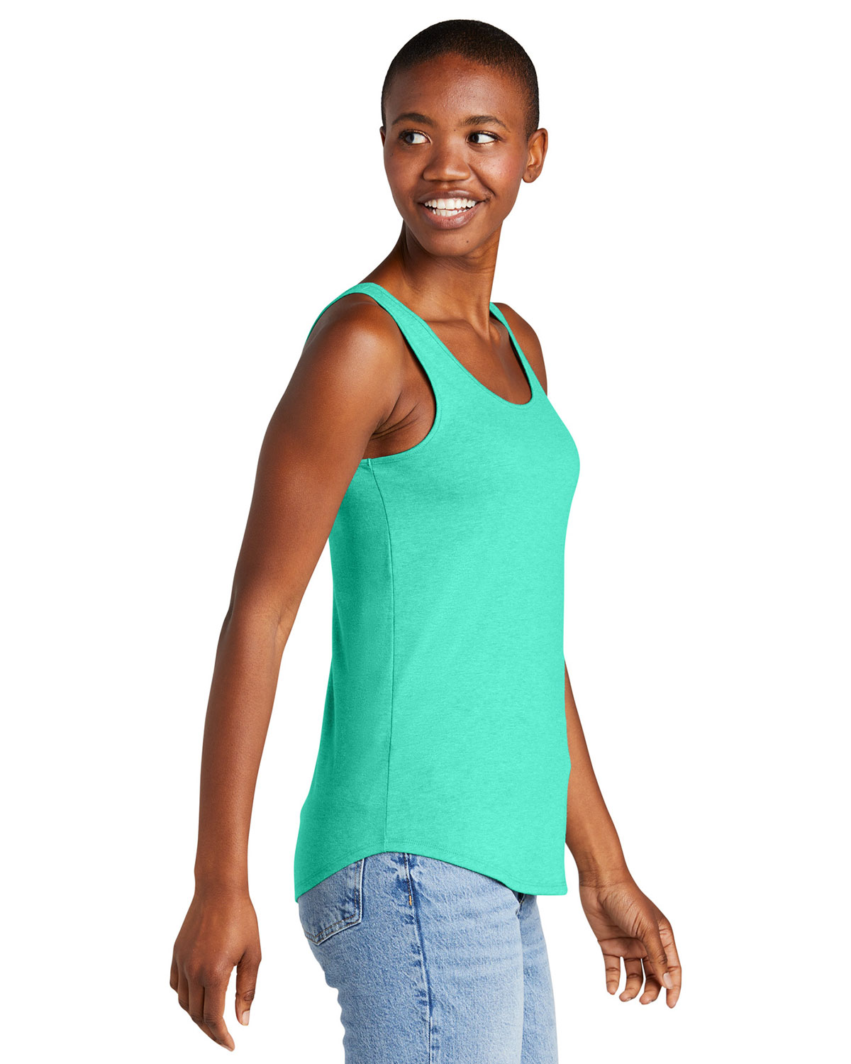 District DT151 Women's Perfect Tri Relaxed Tank view 3