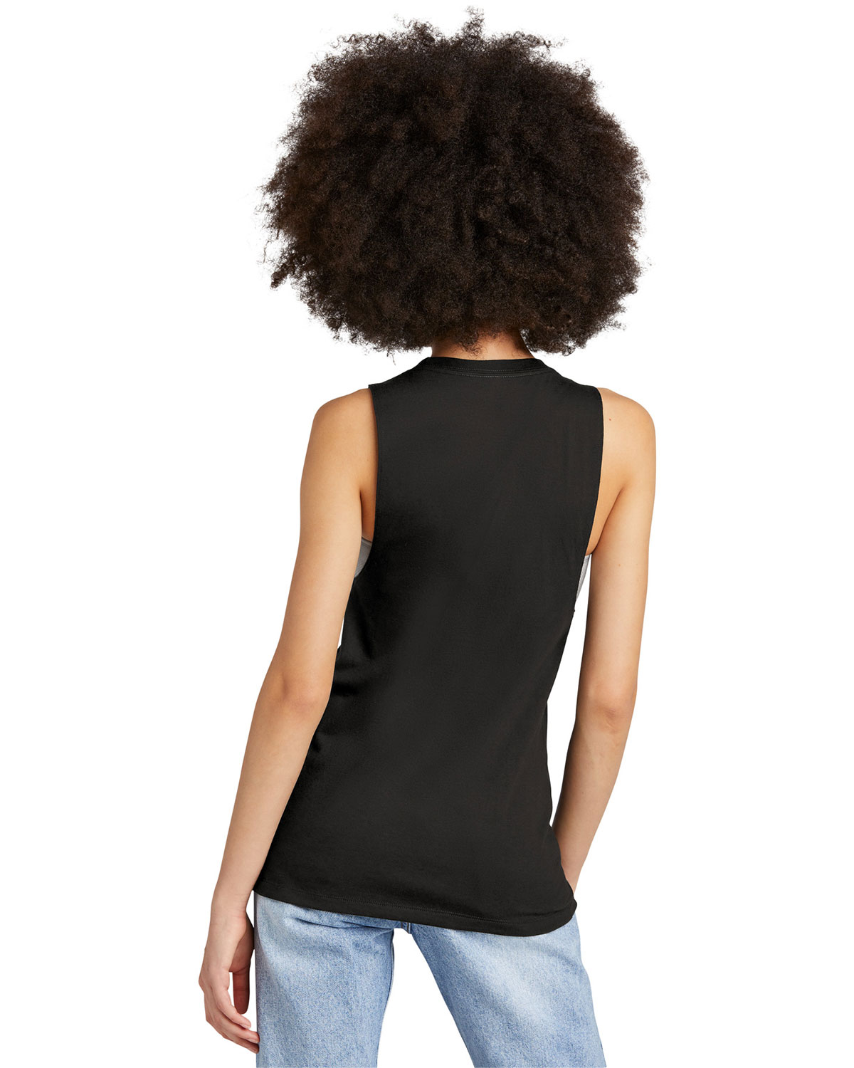 District DT153 Women's Perfect Tri Muscle Tank view 2