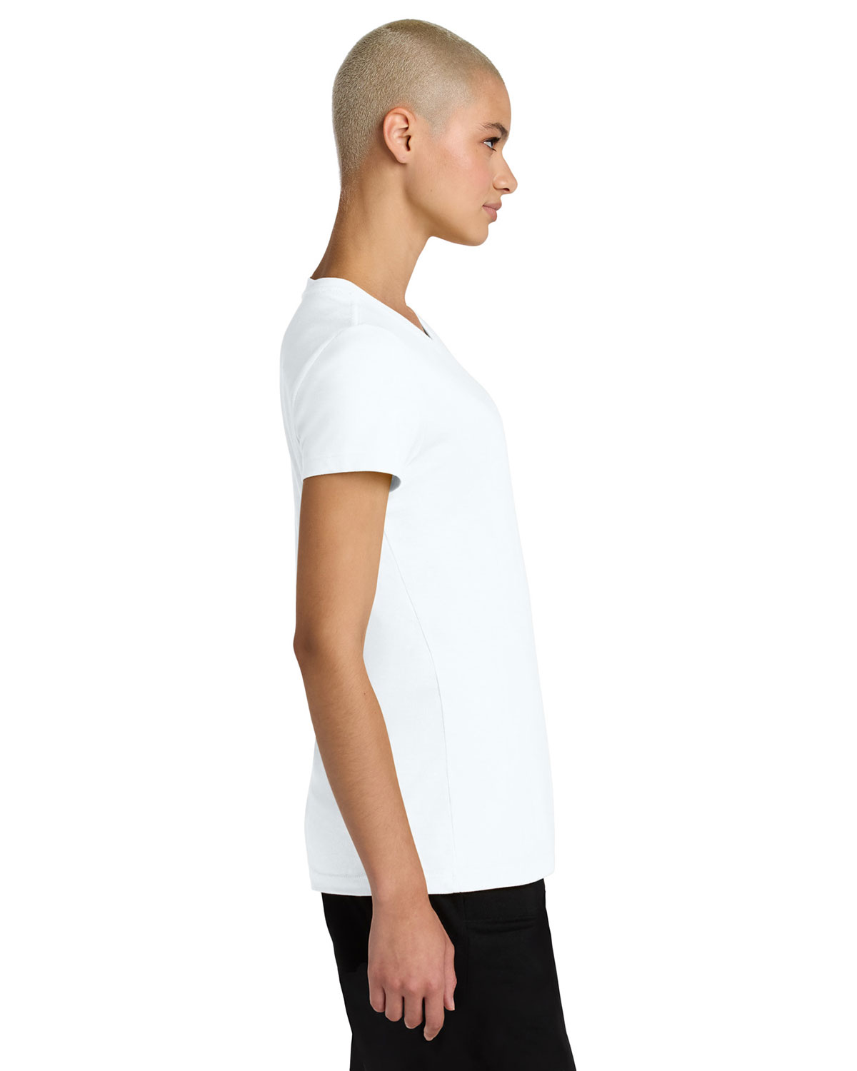 District DT188 Women's Perfect Weight CVC Tee view 3