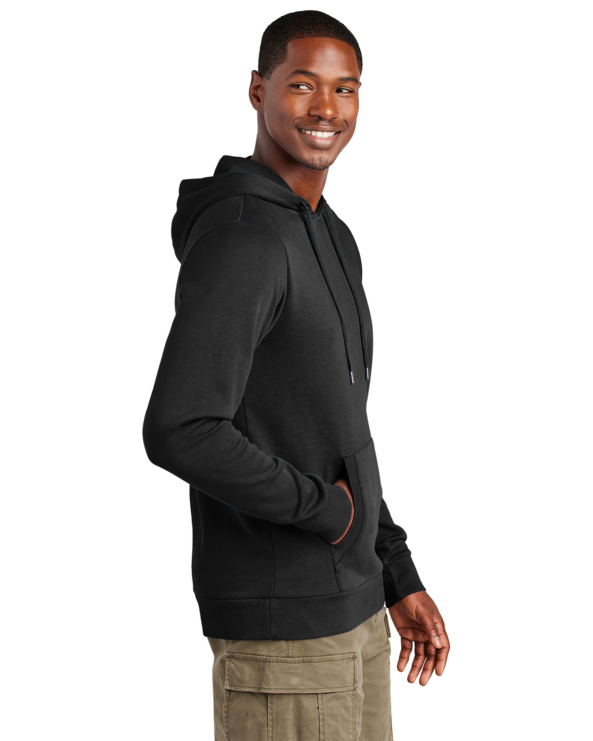 District DT2200 Wash Fleece Hoodie view 3
