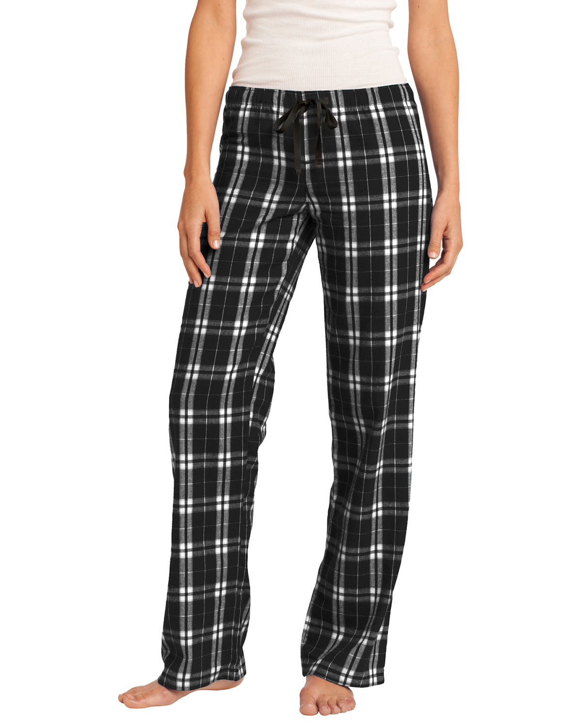 District DT2800 Women's Flannel Plaid Pant
