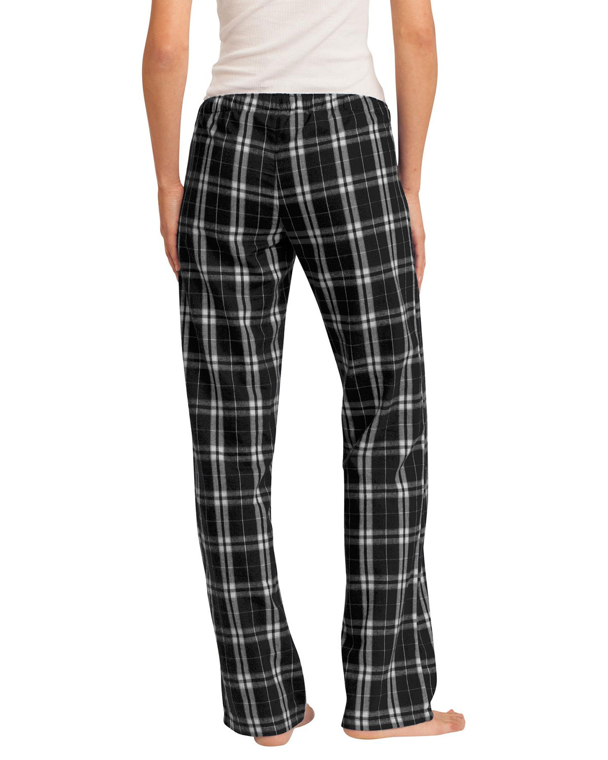District DT2800 Women's Flannel Plaid Pant view 2