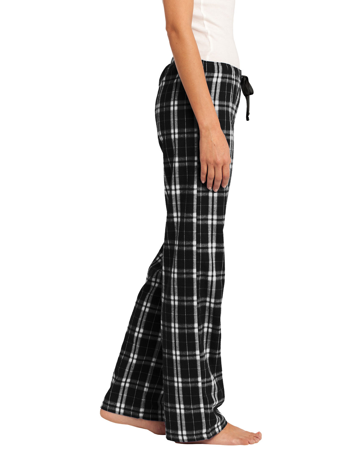 District DT2800 Women's Flannel Plaid Pant view 3