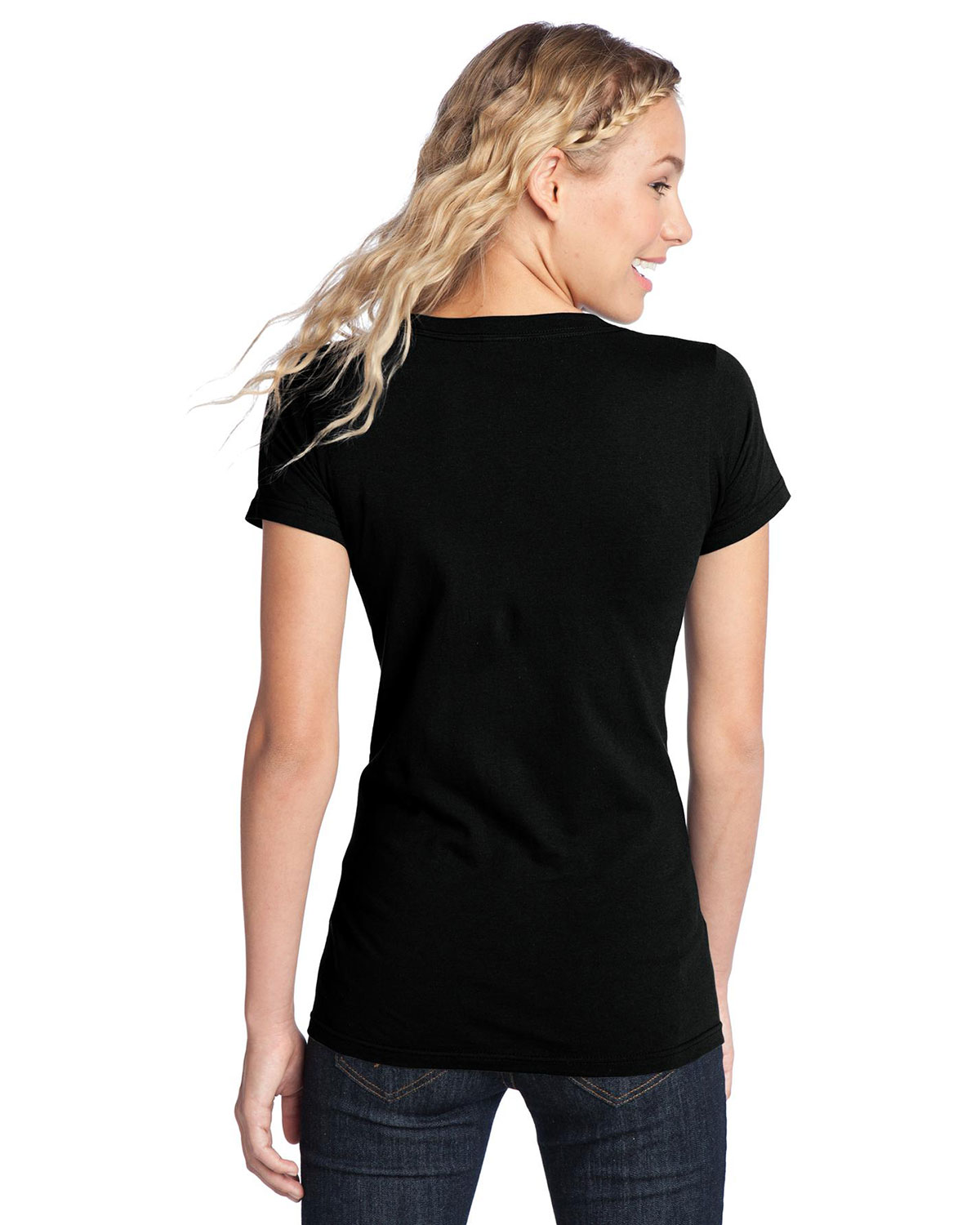 District DT5001 Women's Fitted The Concert Tee view 2