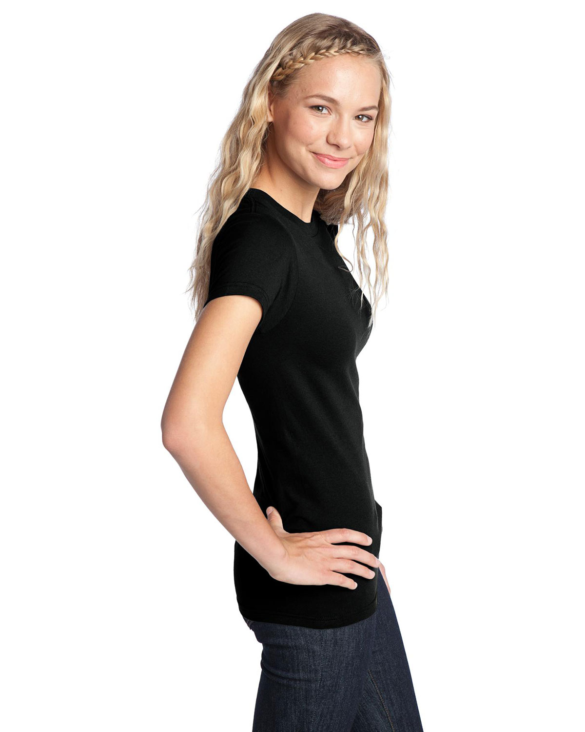 District DT5001 Women's Fitted The Concert Tee view 3