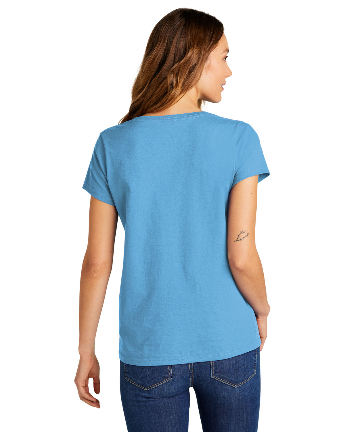 District DT5002 Women's The Concert Tee V-Neck view 2