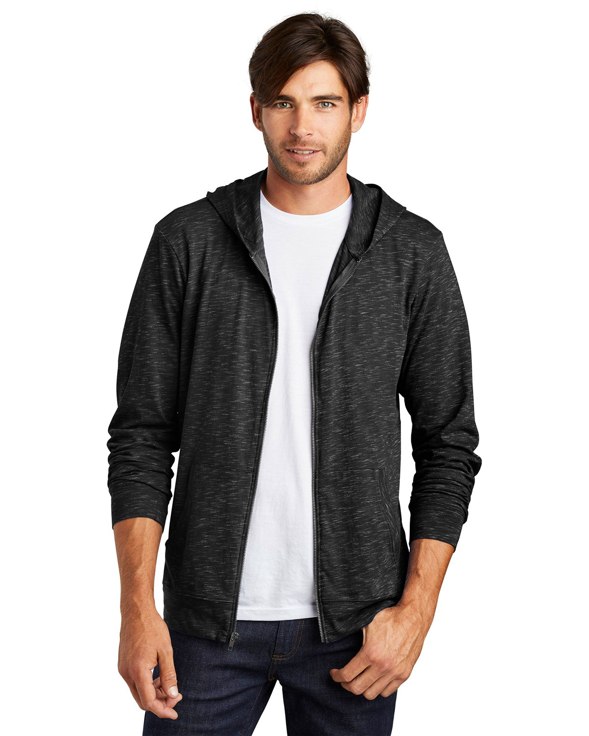 District DT565 Medal Full-Zip Hoodie