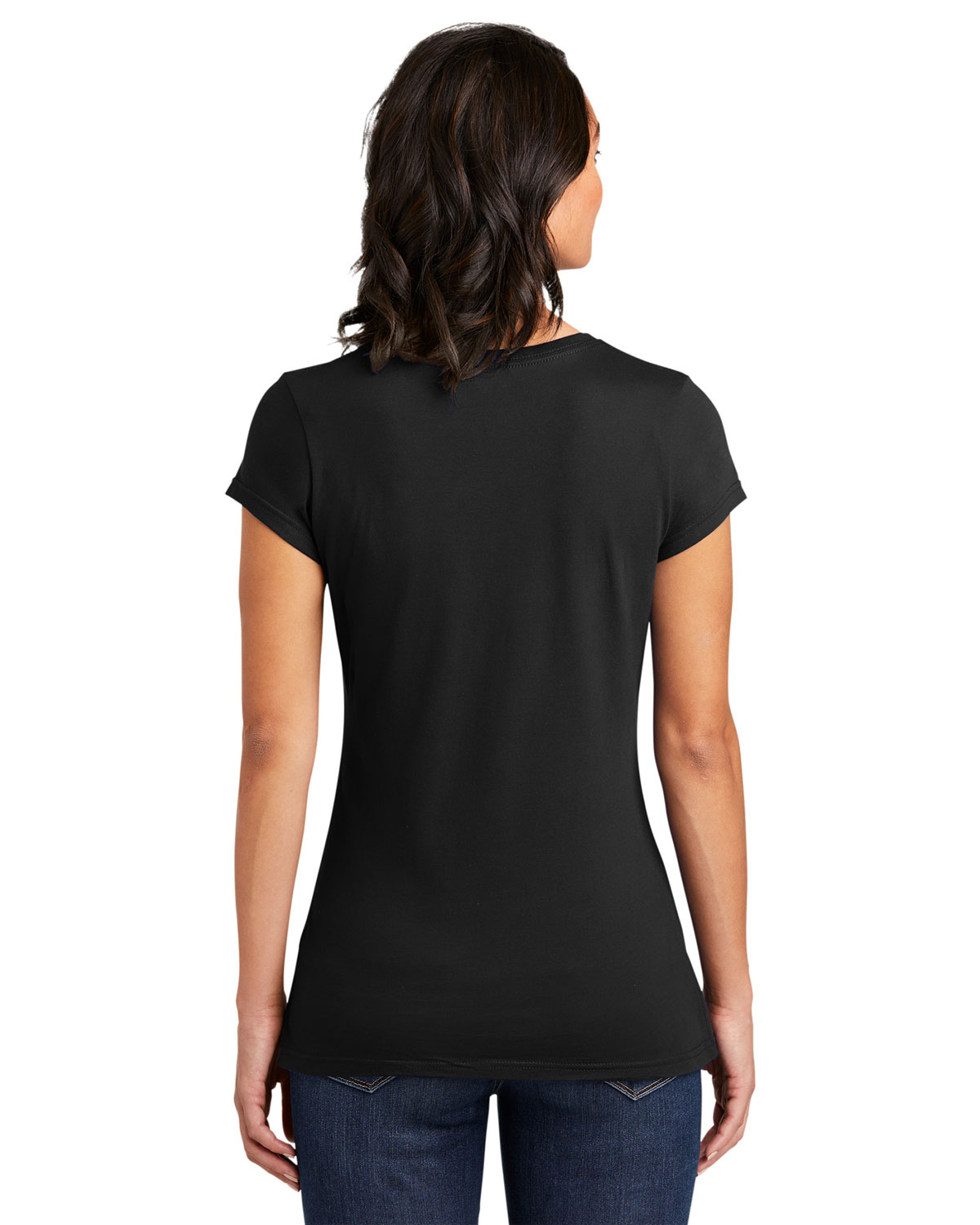 District DT6001 Women's Fitted Very Important Tee view 2