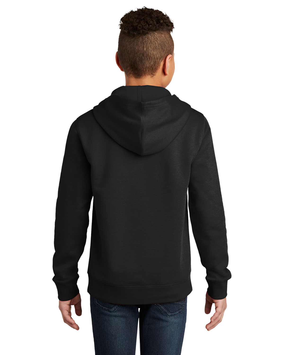 District DT6100Y Youth V.I.T. Fleece Hoodie view 2