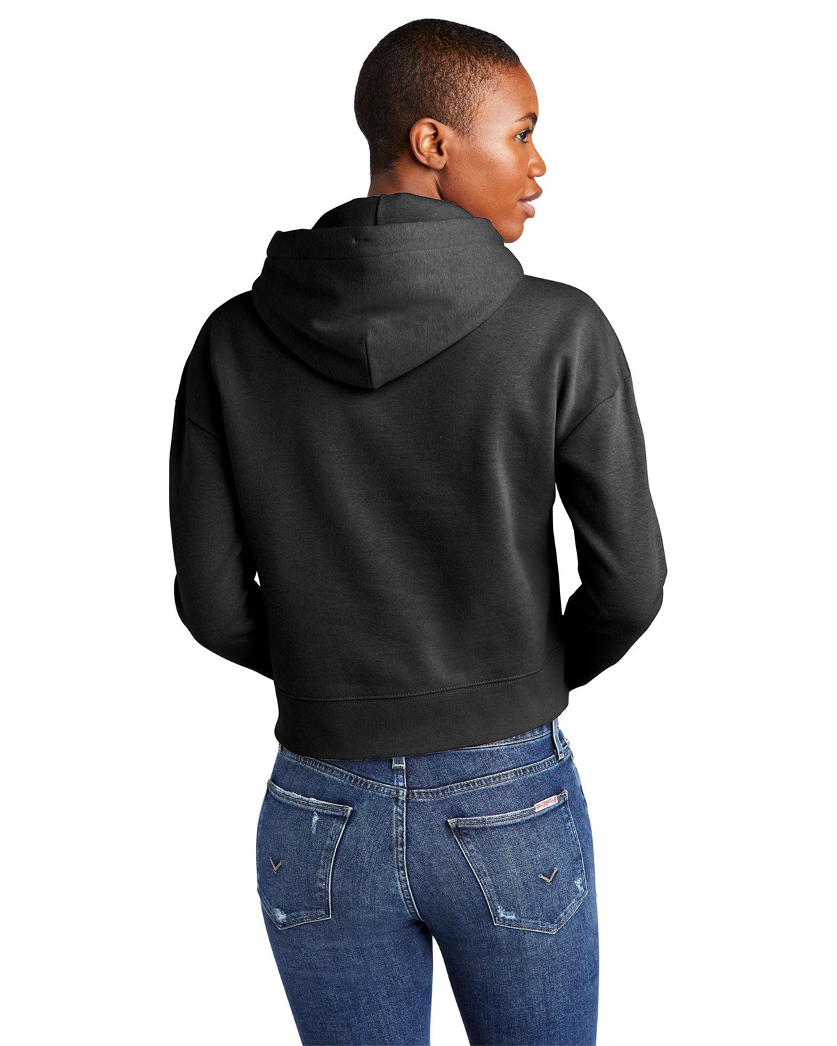 District DT6101 Women's V.I.T. Fleece Hoodie view 2