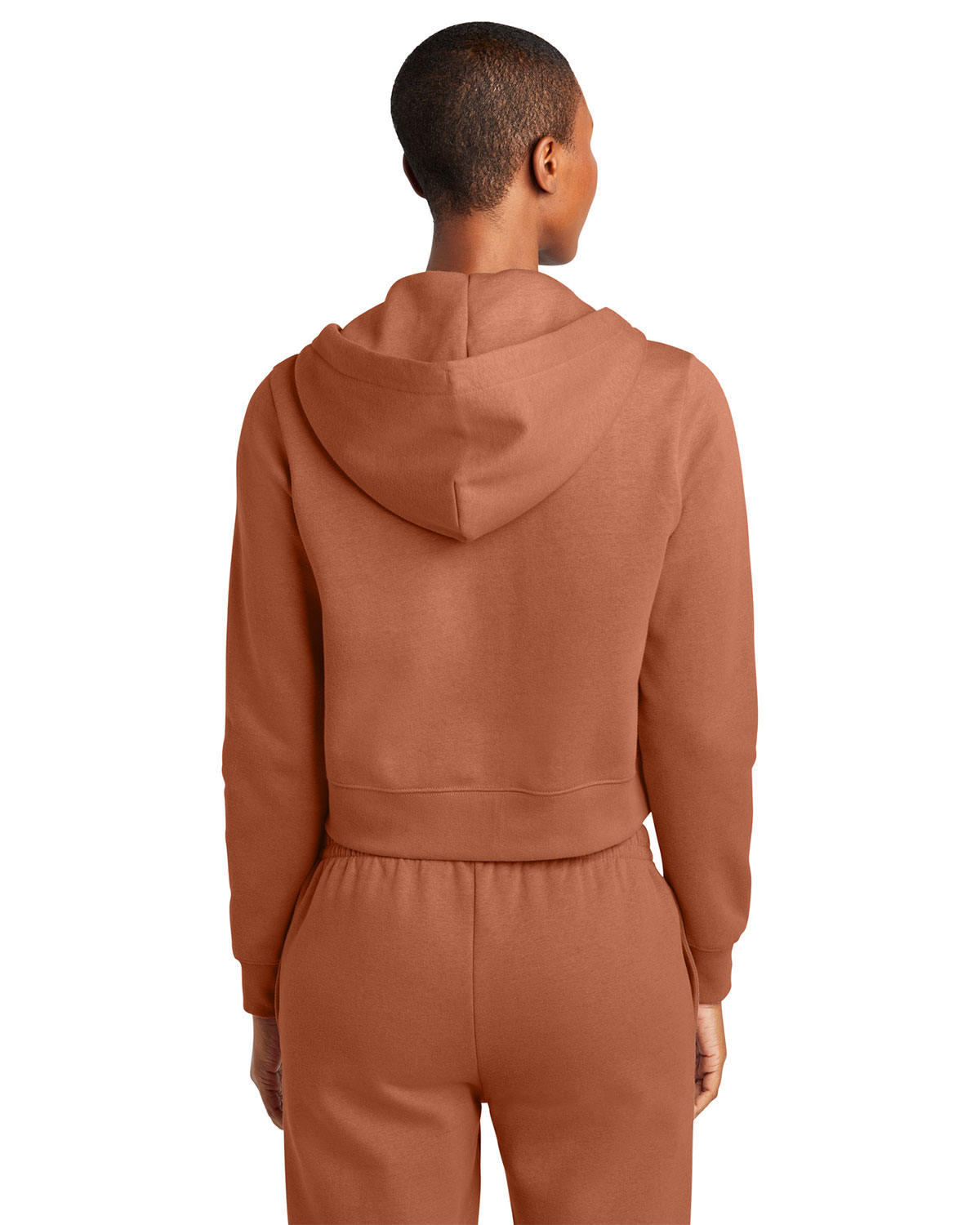 District DT6103 Women's V.I.T. Fleece Full-Zip Hoodie view 2