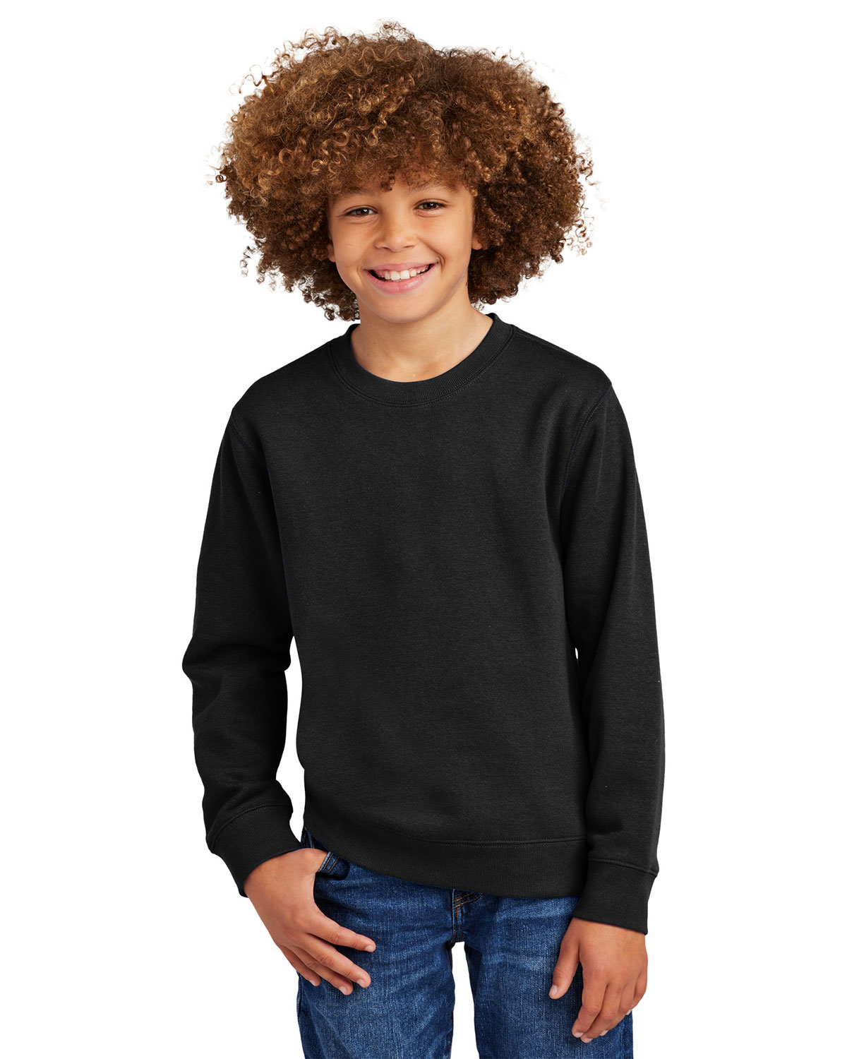 District DT6104Y Youth V.I.T. Fleece Crew