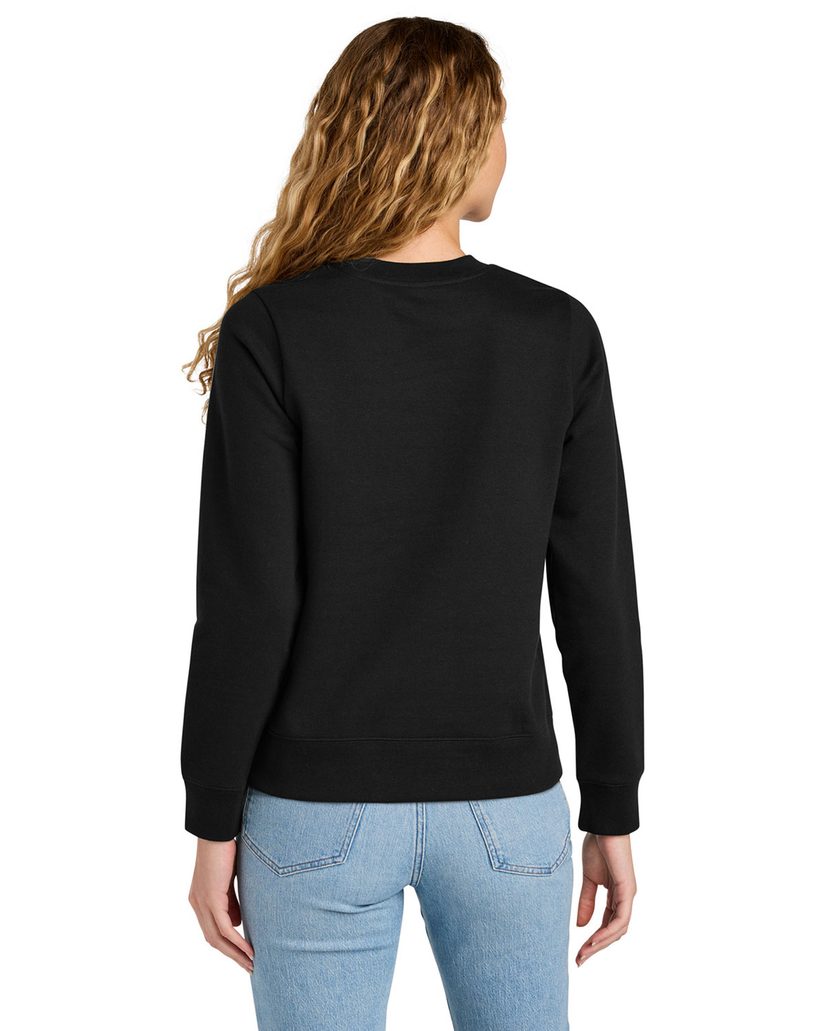 District DT6105 Women's V.I.T. Fleece Crew view 2