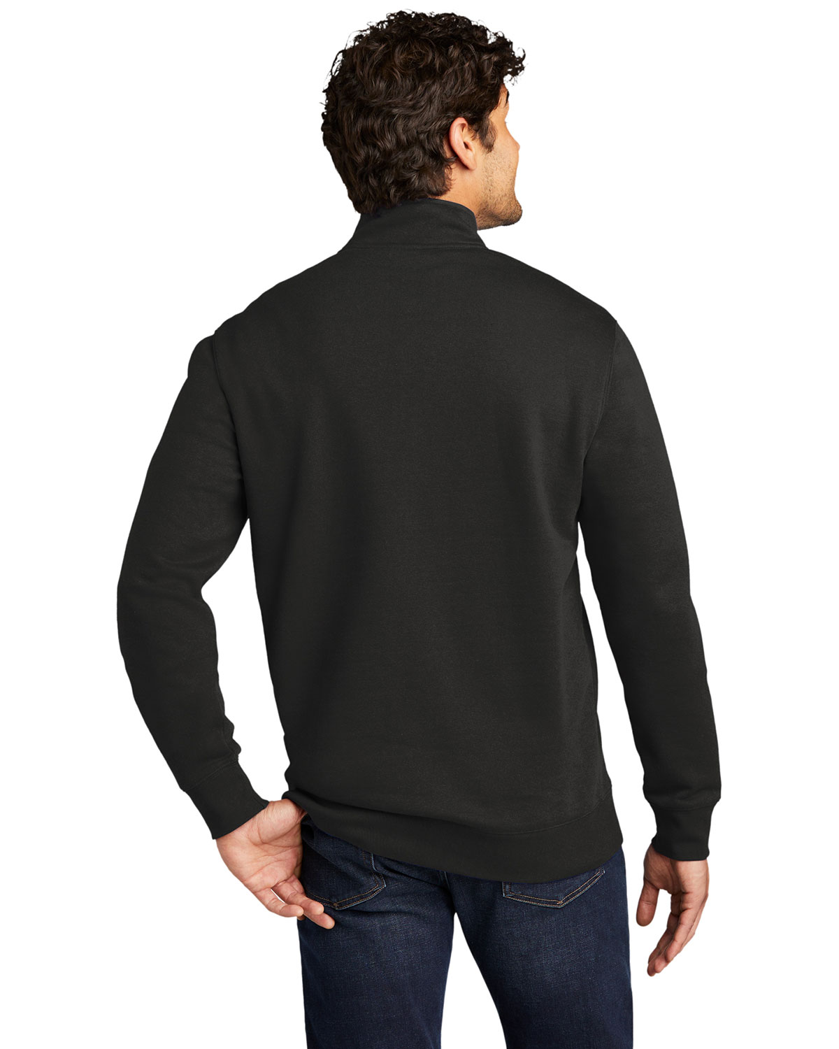 District DT6106 V.I.T. Fleece 1/4-Zip view 2