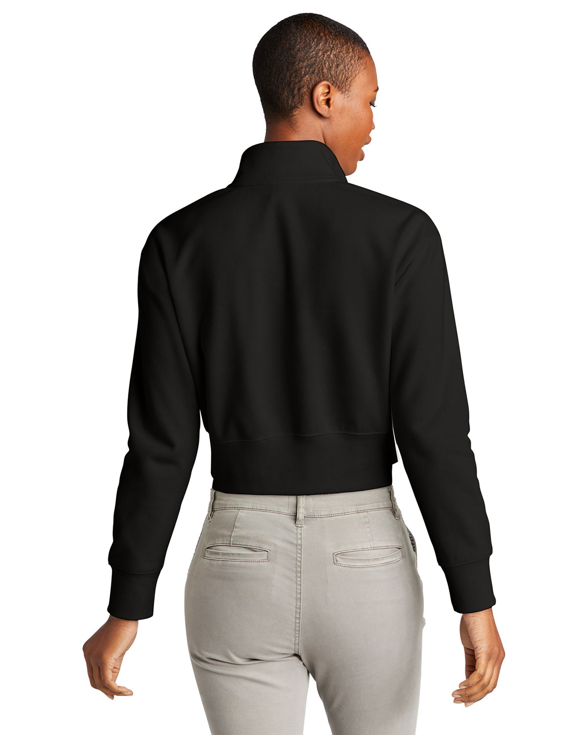 District DT6111 Women's V.I.T. Fleece 1/2-Zip view 2