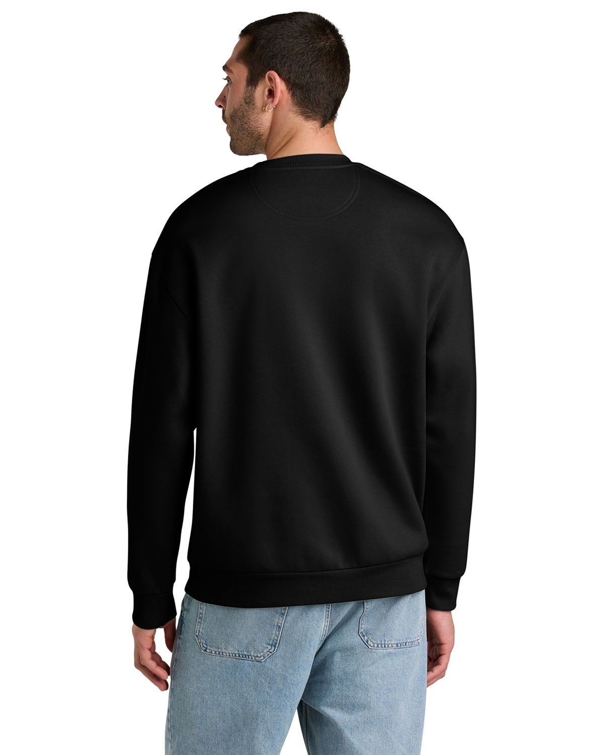 District DT6154 V.I.T. Heavyweight Fleece Crew view 2