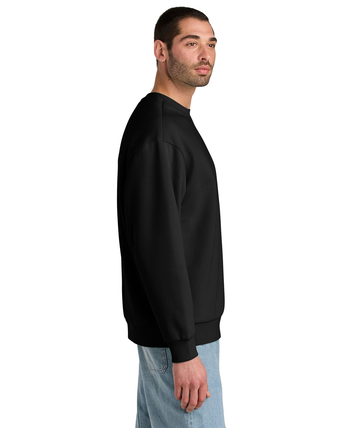 District DT6154 V.I.T. Heavyweight Fleece Crew view 3