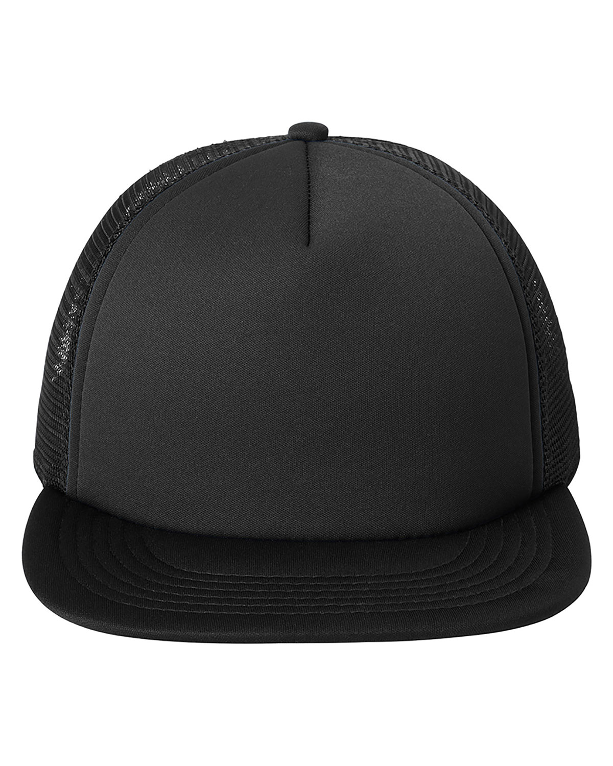 District DT624 Flat Bill Snapback Trucker Cap view 3