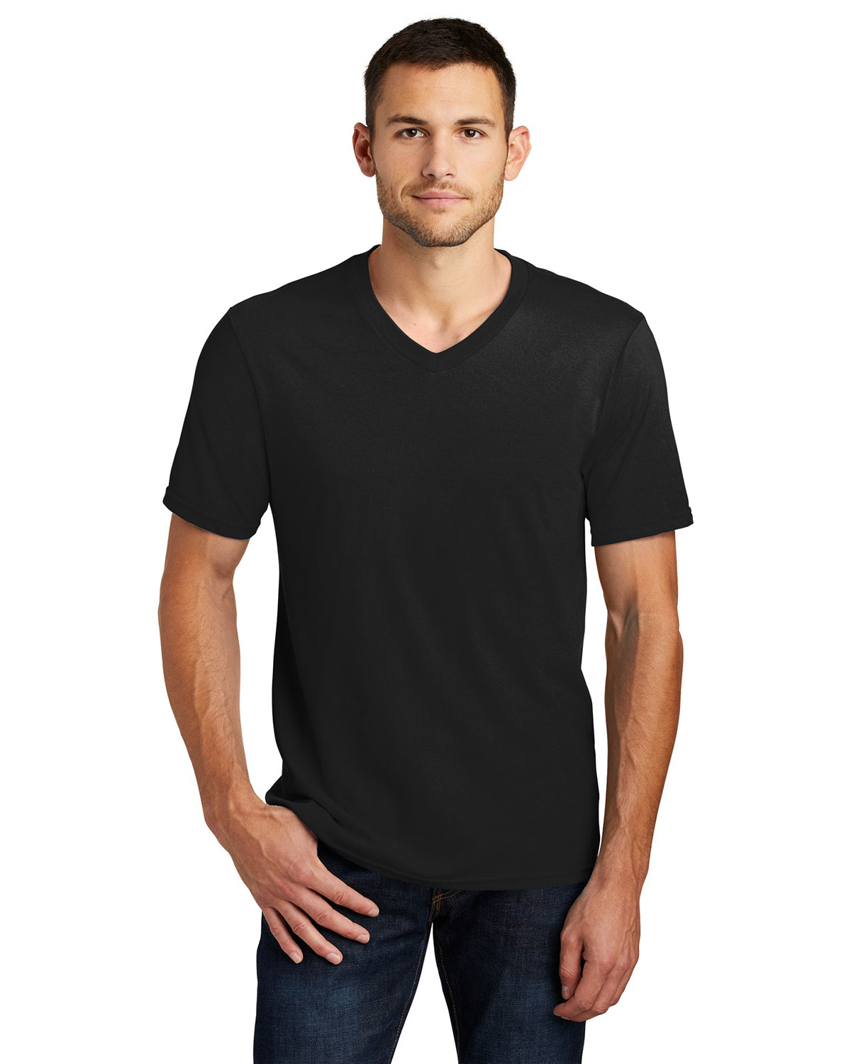 District DT6500 Very Important Tee V-Neck