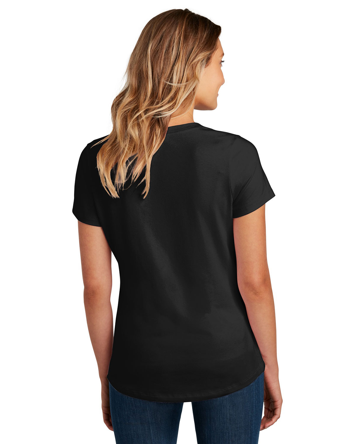 District DT7501 Women's Flex Scoop Neck Tee view 2