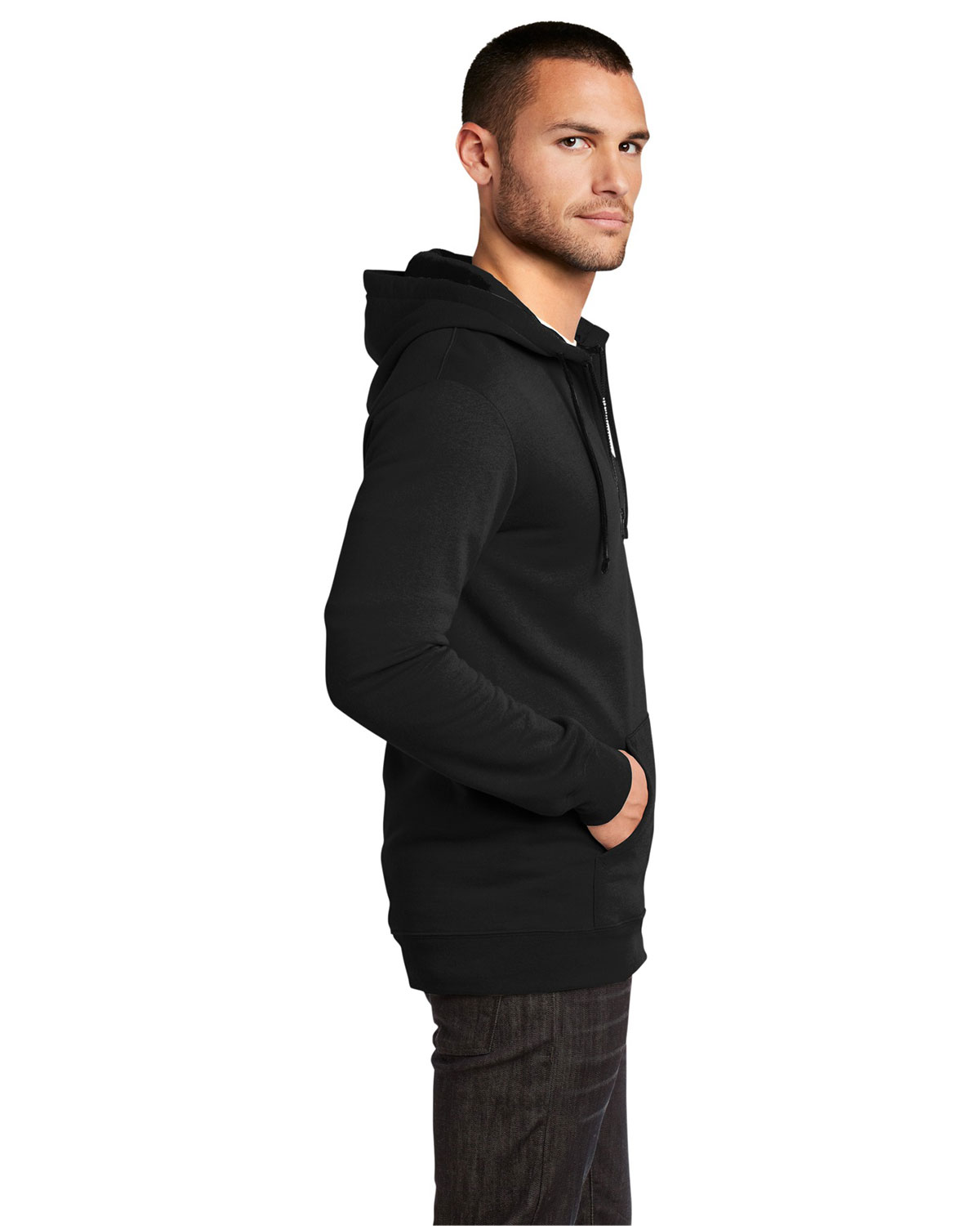 District DT800 The Concert Fleece Full-Zip Hoodie view 3