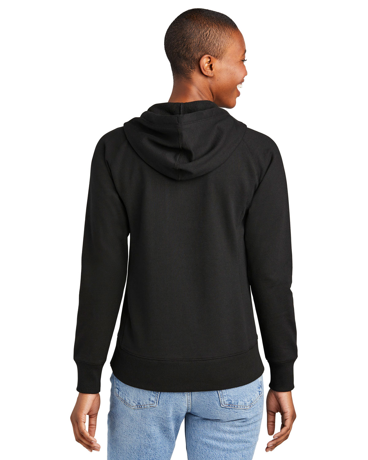 District DT8101 Women's Re-Fleece Hoodie view 2