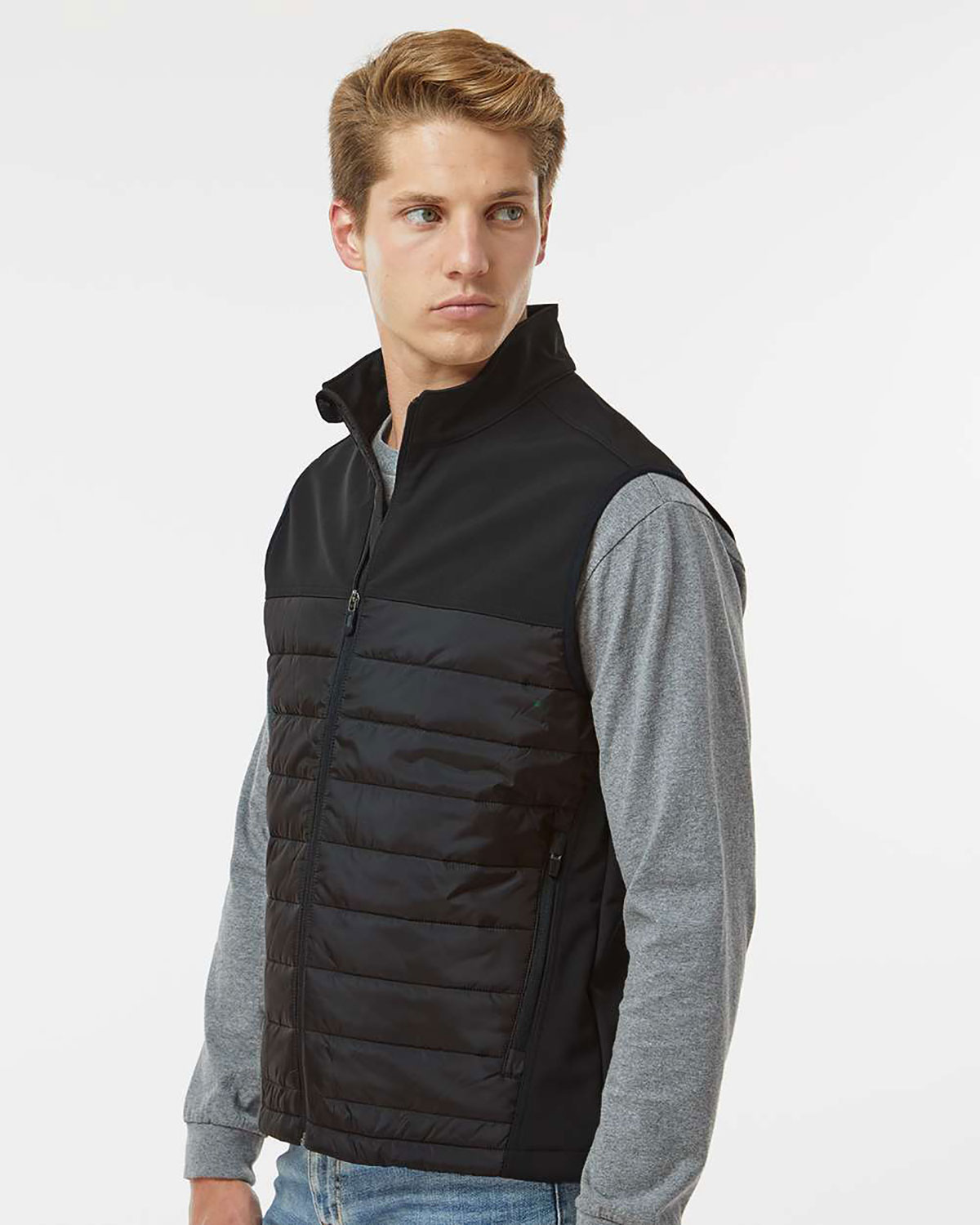 DRI DUCK 5318 Men's Summit Soft Shell Puffer Vest view 3