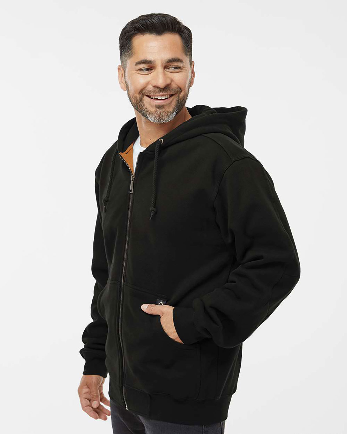 DRI DUCK 7033 Men's Crossfire Heavyweight Power Fleece Hooded Jacket with Thermal Lining view 3